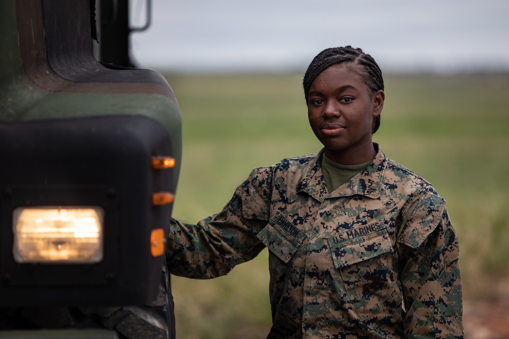 Marines Convoy Across The United States