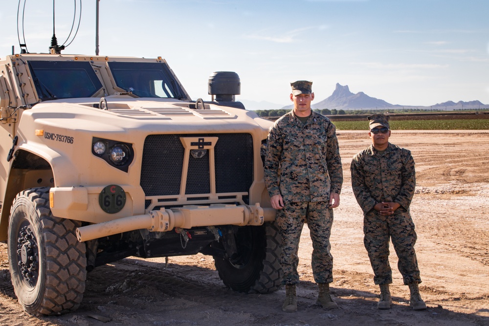 Marines Convoy Across The United States