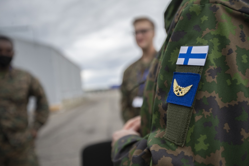 Marines train with Finnish Air Force