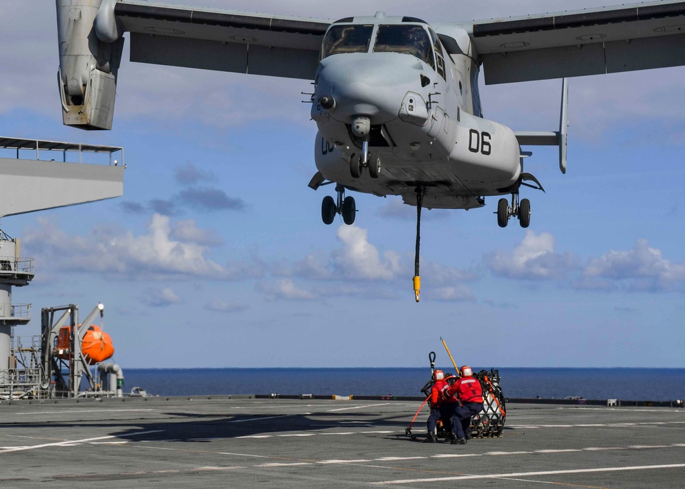 USS Hershel &quot;Woody&quot; Williams flight operations