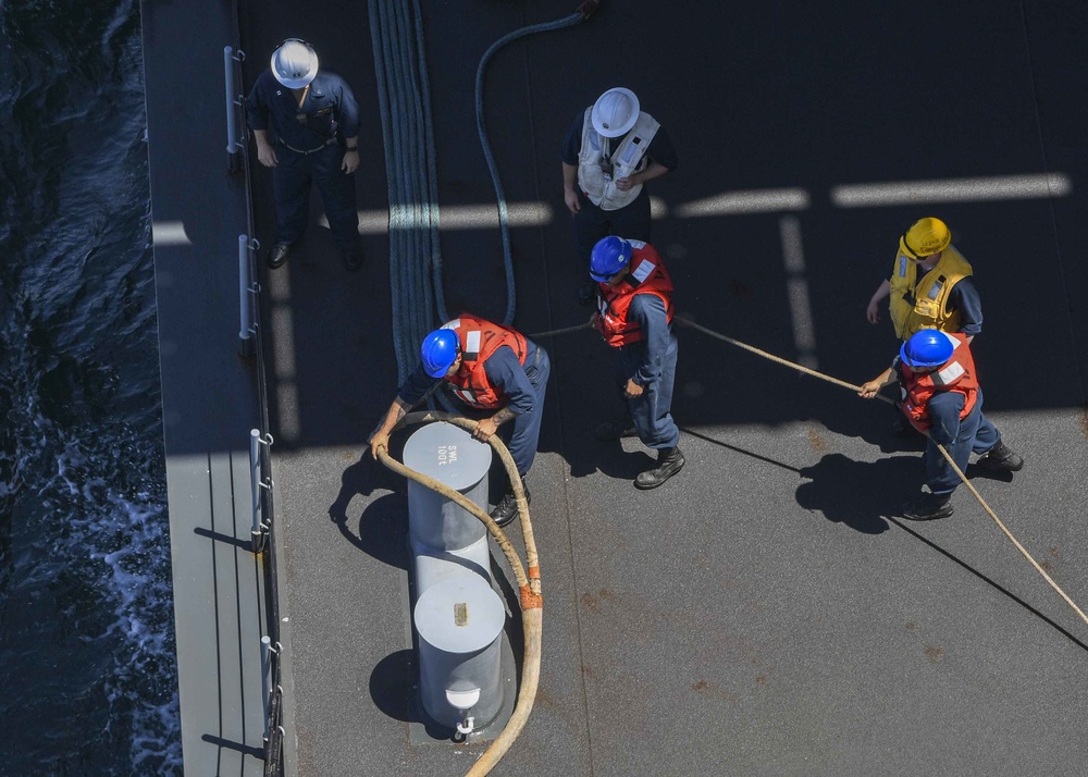 USS Hershel &quot;Woody&quot; Williams visits Rota, Spain