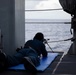 USS Sioux City Sailor Participates in a .50-Caliber Machine Gun Shoot