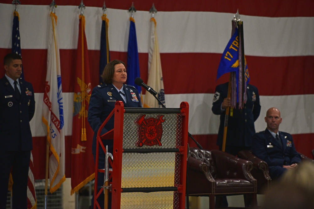 312th TRS welcomes new commander