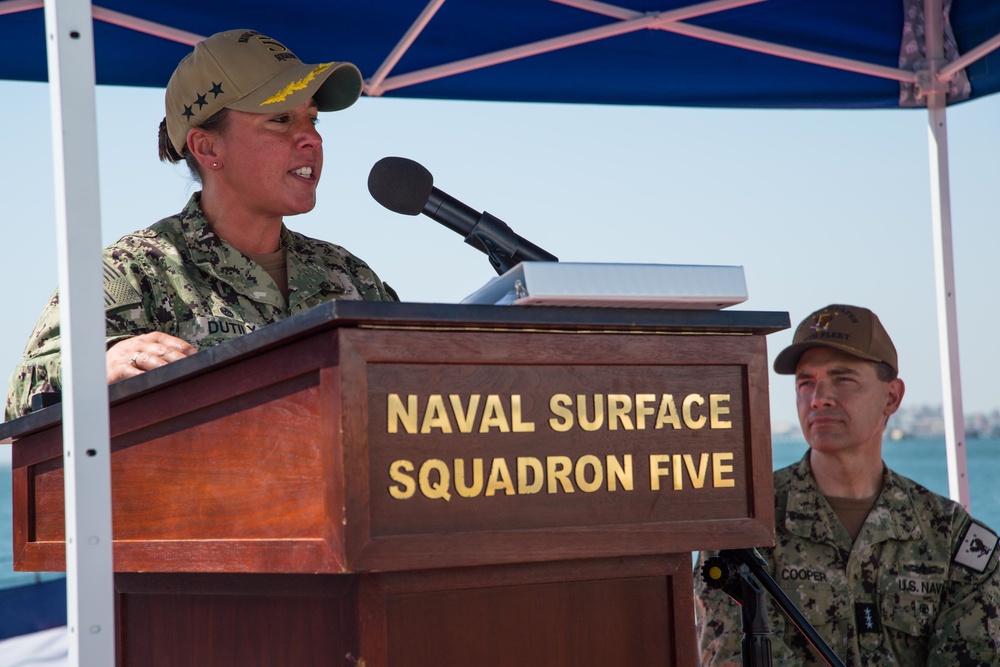 Naval Surface Squadron 5 Change Of Command