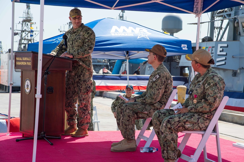 Naval Surface Squadron 5 Change Of Command