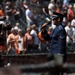 Travis AFB Band of the Golden West performs at Oracle Park