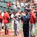 Travis AFB Band of the Golden West performs at Oracle Park