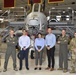 Staff members from Sen. Josh Hawley's office visit the 442d Fighter Wing