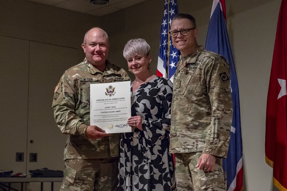 Maj. Neal Retirement Ceremony