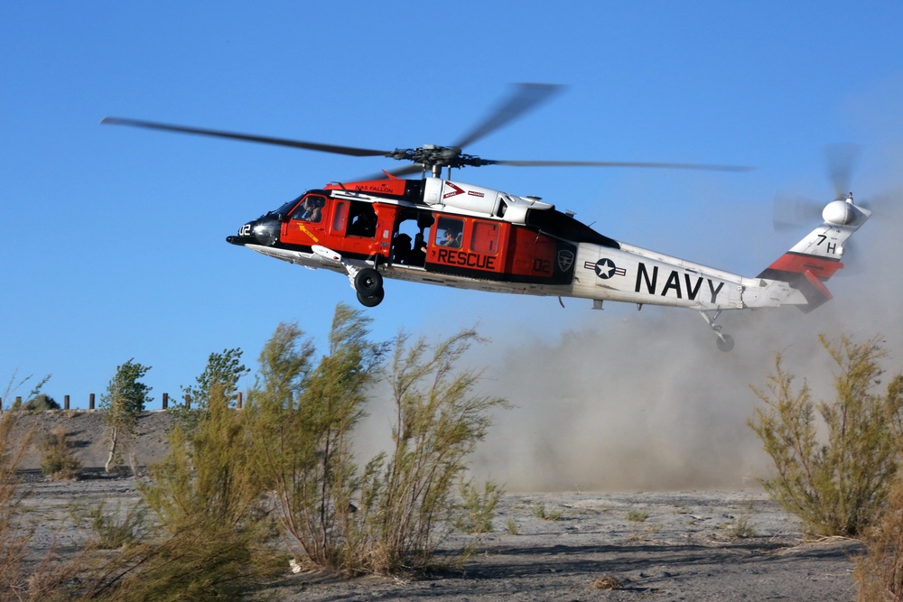 NAS Fallon SAR Conducts Rescue at Double Hot Springs north of Gerlach, Nevada