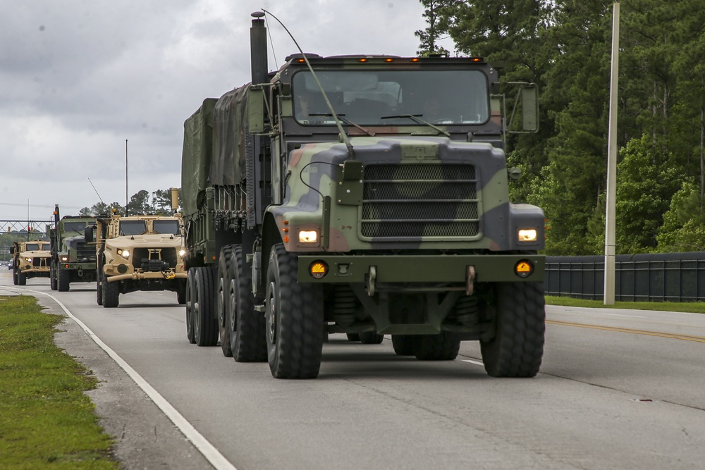 Marines return from historic 5,500 mile-long convoy