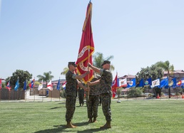 Combat Logistics Regiment 1 change of command ceremony