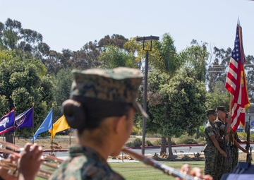 Combat Logistics Regiment 1 change of command ceremony
