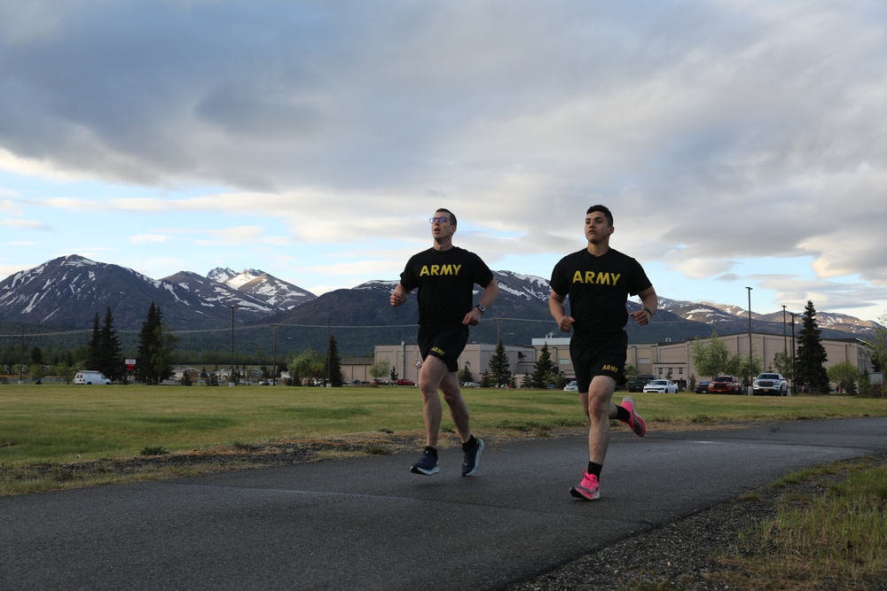 USARPAC BWC 2021 Alaska USARAK competitors sprint toward the finish line