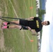 USARPAC BWC 2021 Alaska Spc. Castulo Molina drags a sled for the ACFT