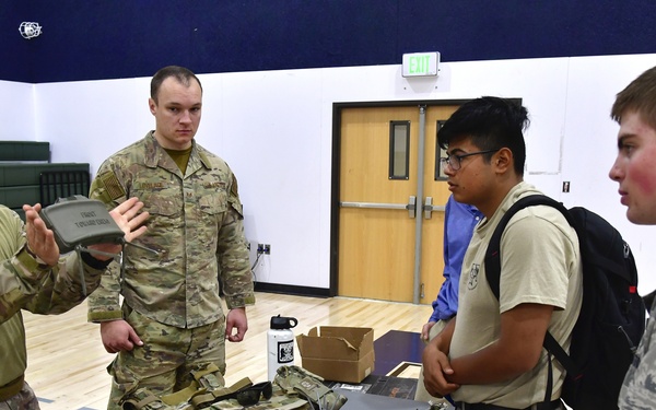 Hill Airmen foster interest in Air Force careers through UMA job fair