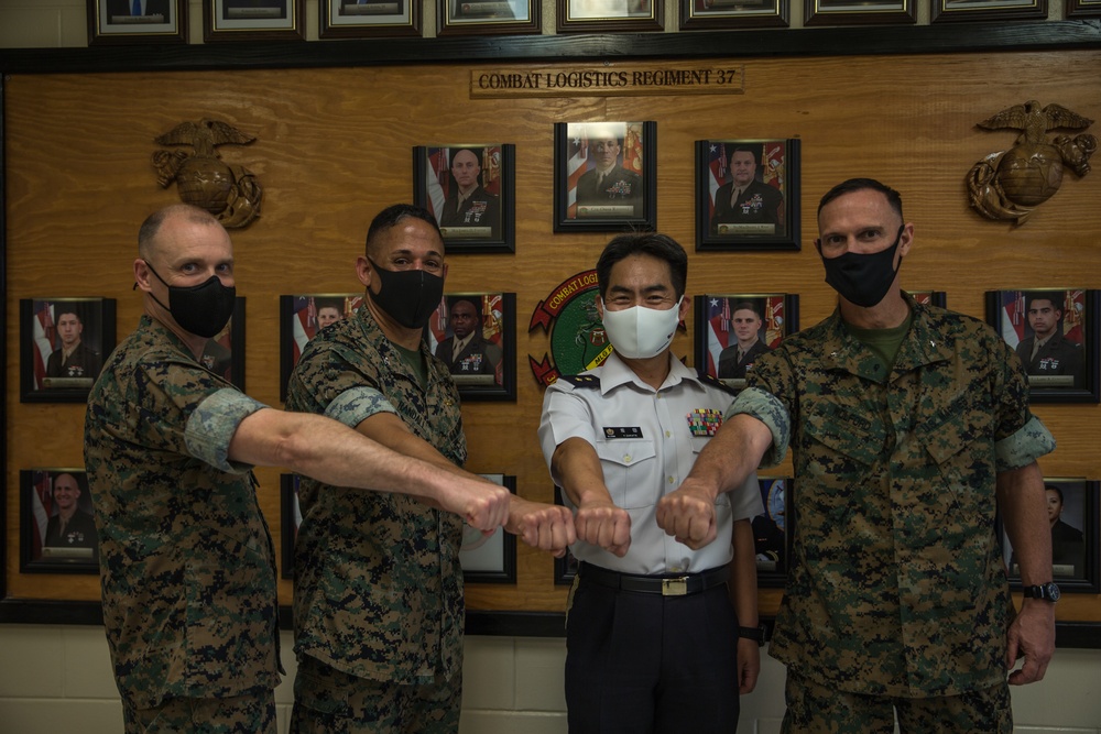 Friends and Allies | JSDF personnel tour 3d MLG history museum