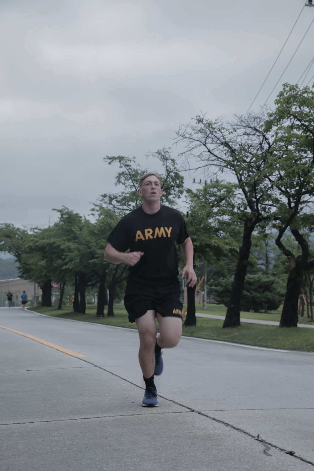 USARPAC BWC 2021: South Korea, 311th Theater Tactical Signal Brigade, Pfc. Kyle Kingman preforms the 2-Mile Run