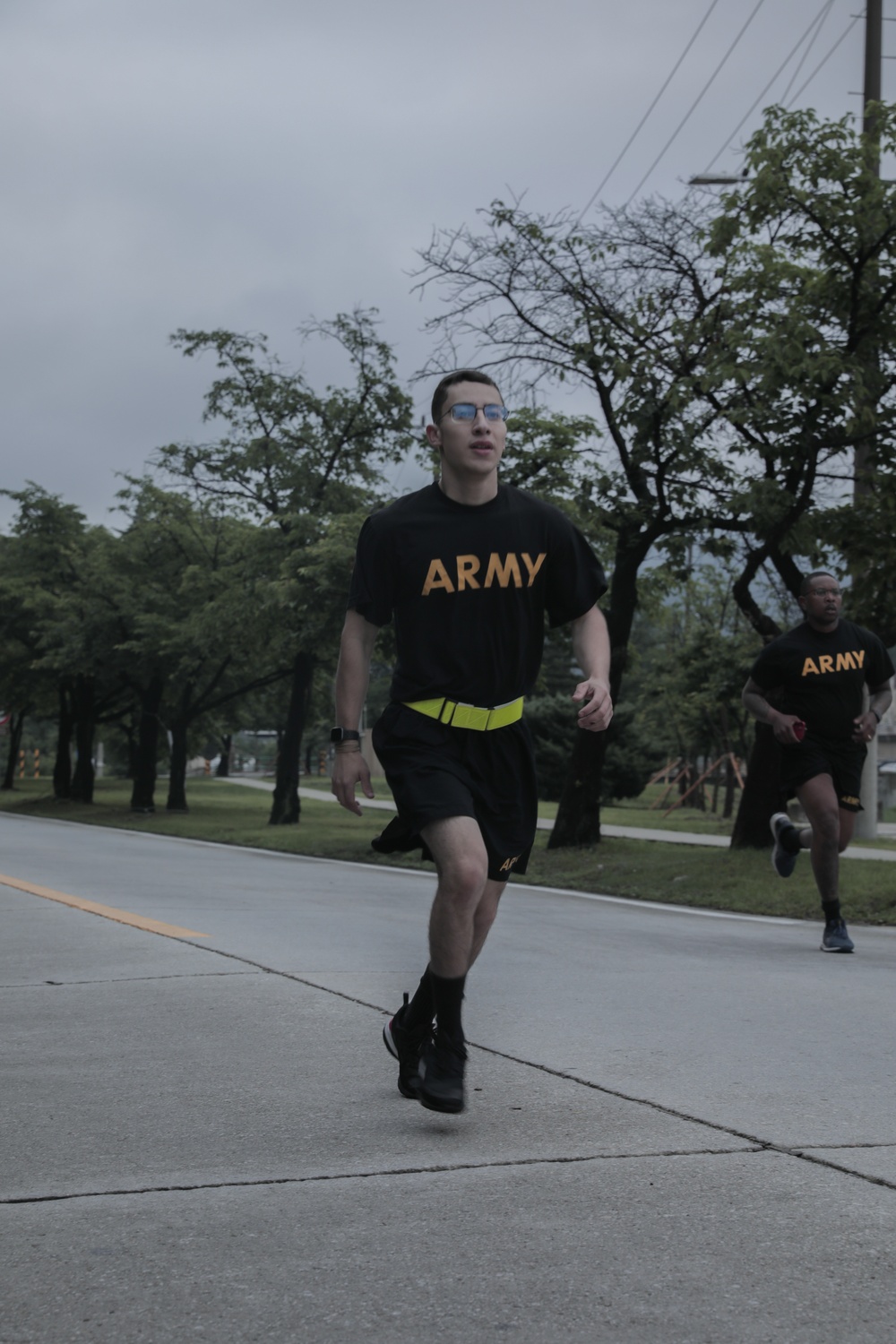 USARPAC BWC 2021: South Korea, 94th Army Air and Missile Defense Command, Spc. Uriel Trejo preforms the 2-Mile Run