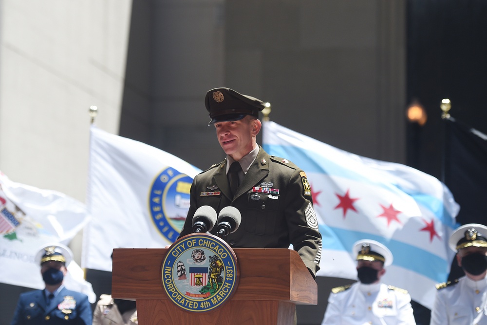 Sergeant Major of the Army Meets with Chicago Community leaders during Memorial Day Weekend