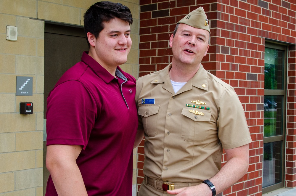 Promotion of Lt. Cmdr. Rick Bates