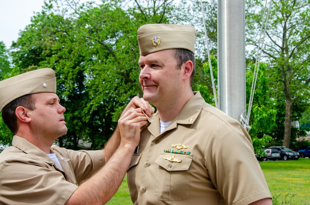 Promotion of Lt. Cmdr. Rick Bates