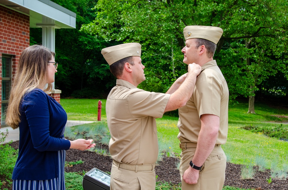 Promotion of Lt. Cmdr. Rick Bates