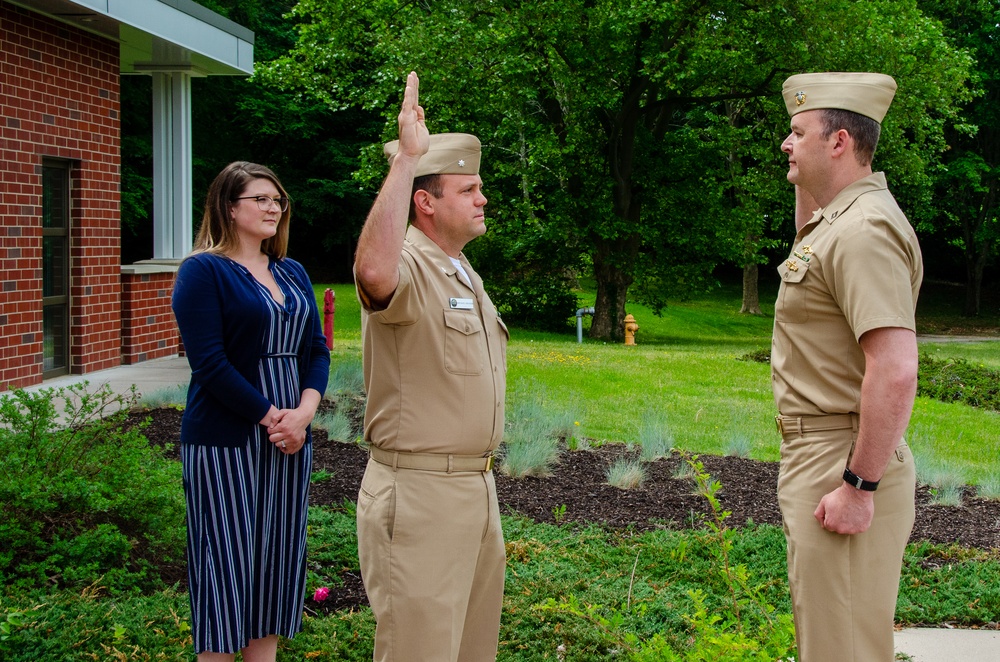 Promotion of Lt. Cmdr. Rick Bates