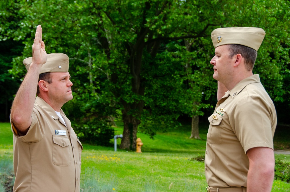 Promotion of Lt. Cmdr. Rick Bates