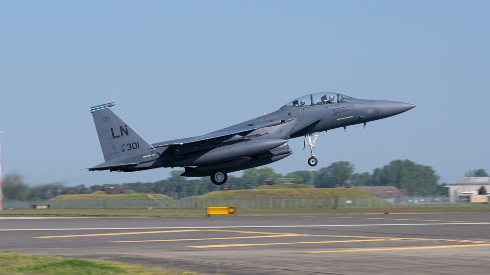 493rd Fighter Squadron Conducts Routine Training