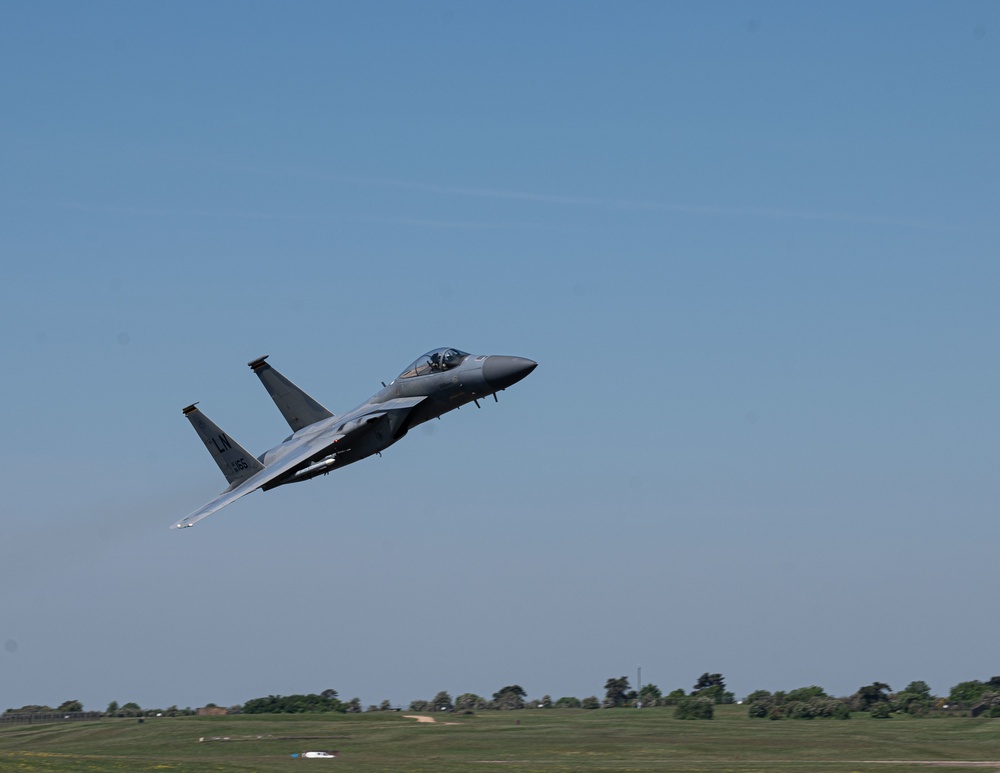 493rd Fighter Squadron Conducts Routine Training