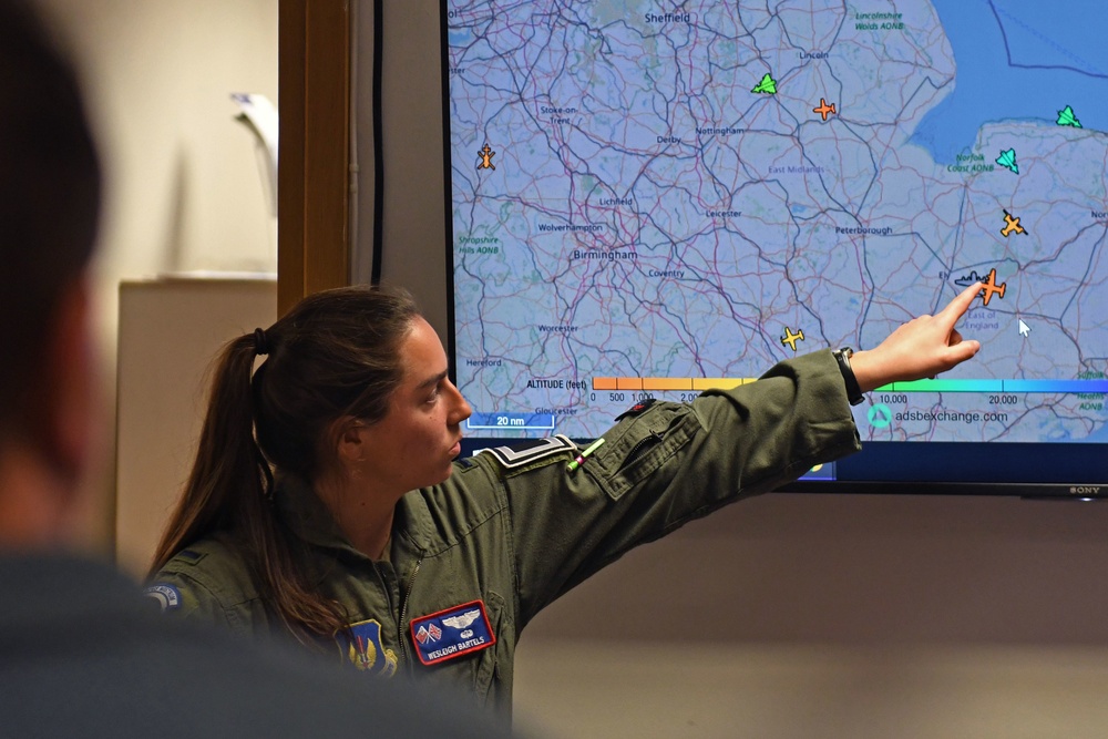 British-American Committee orientation flight