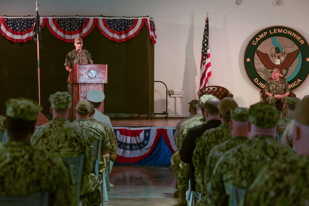 Camp Lemonnier Change of Command