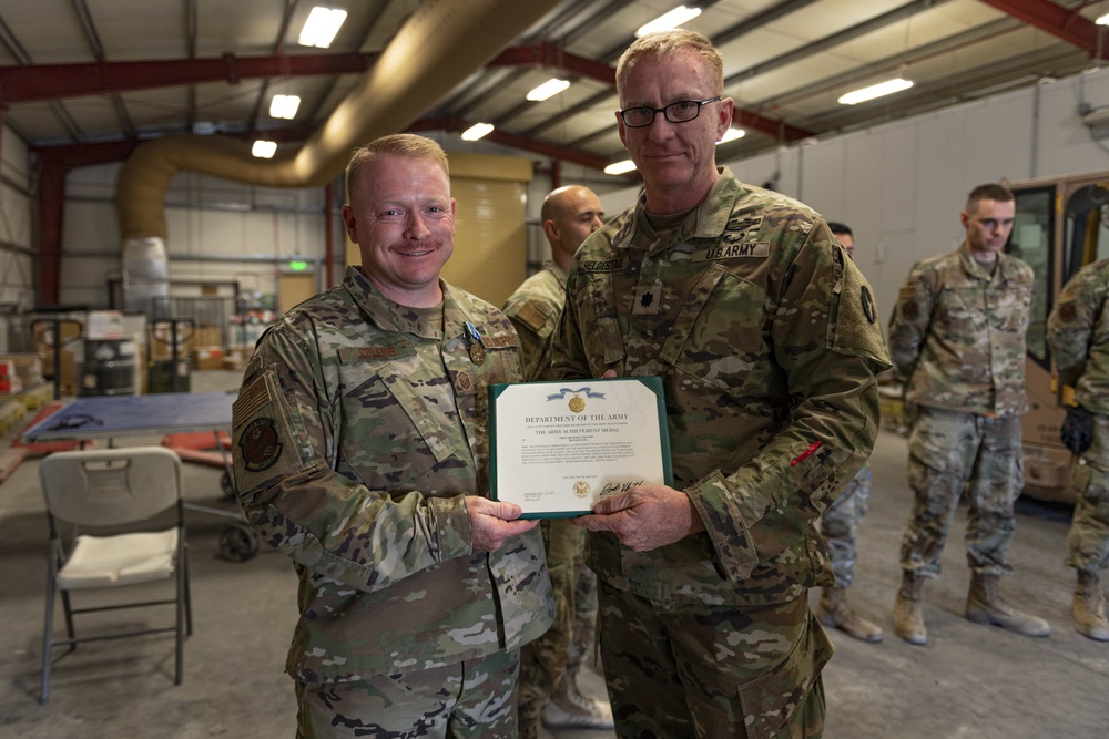 386th ELRS Airmen receive medals