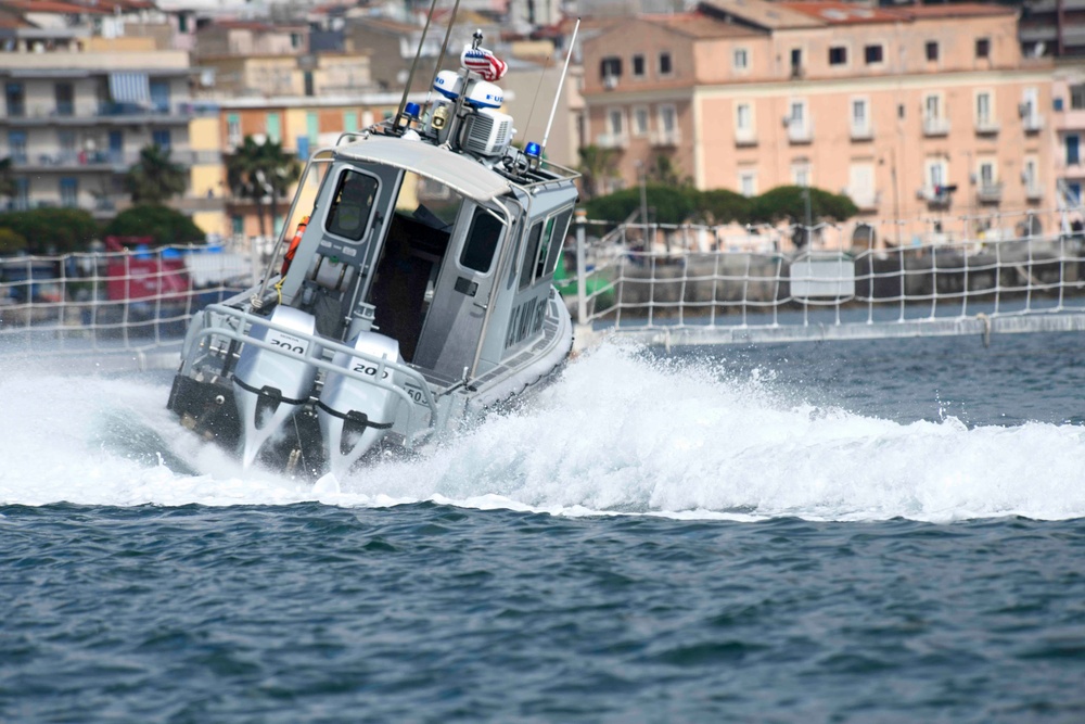 NSA Naples Detachment Gaeta Conducts Security Drill
