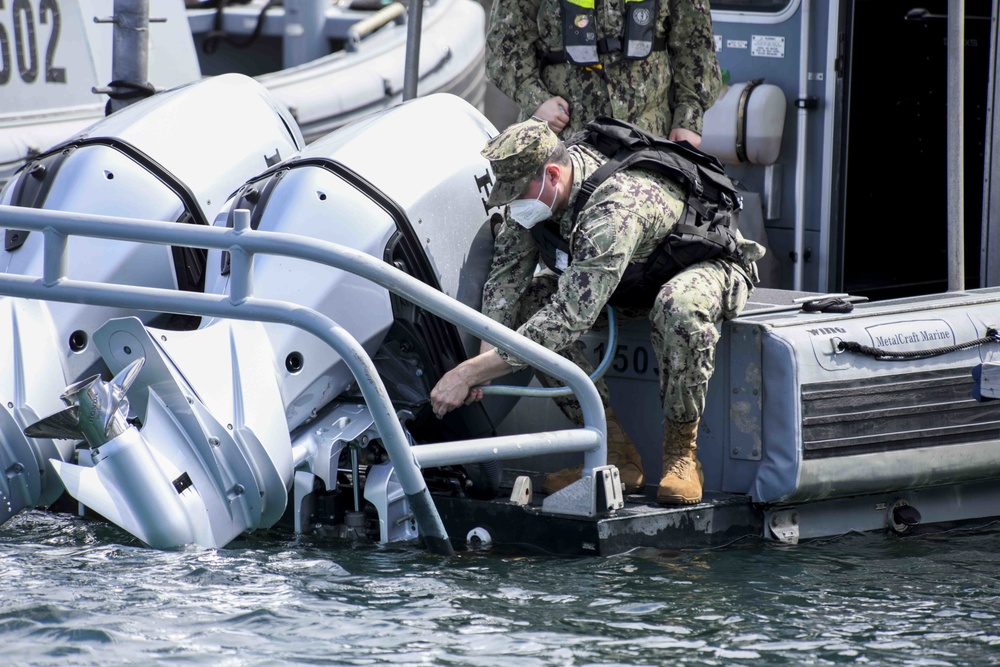NSA Naples Detachment Gaeta Conducts Security Drill
