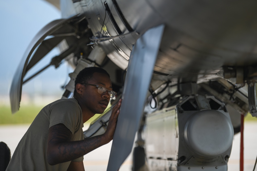 555th FS takes off for Falcon Strike 21