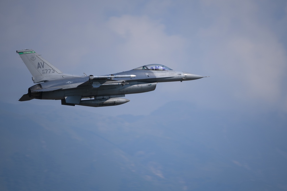 555th FS takes off for Falcon Strike 21