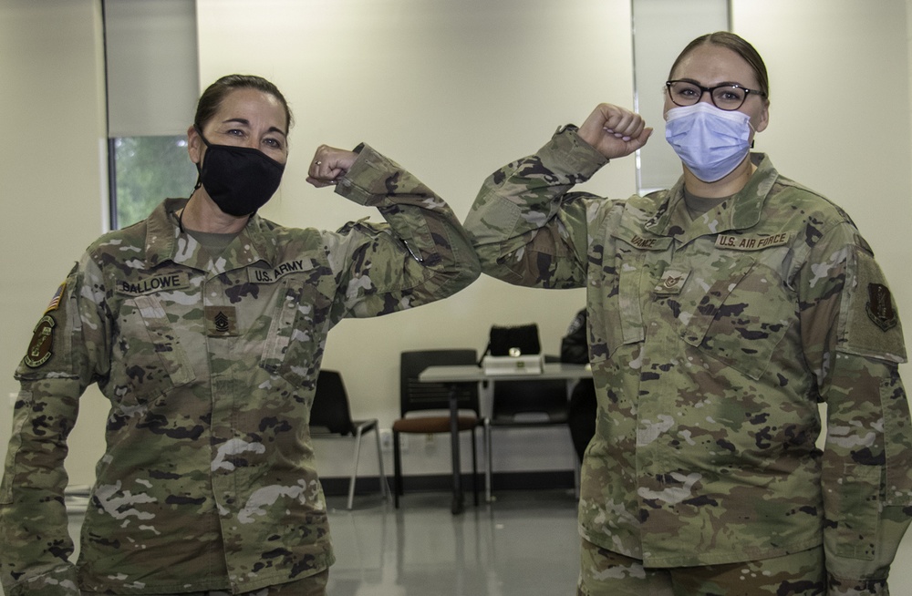 Illinois National Guard troops thanked for work at River Grove Mass Vaccination Site