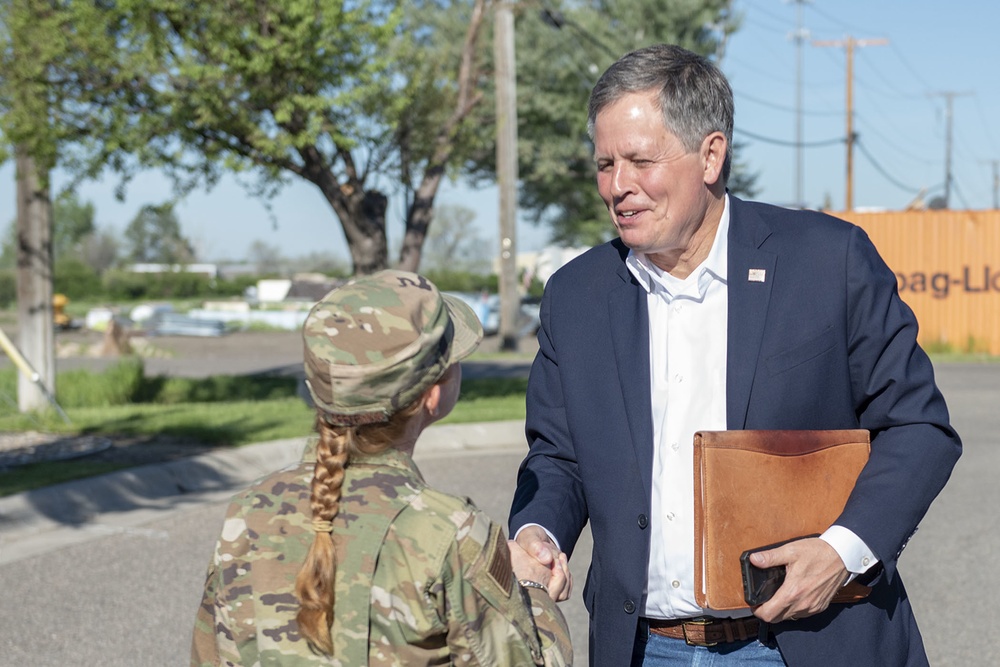 U.S. Senator Steve Daines visits Malmstrom