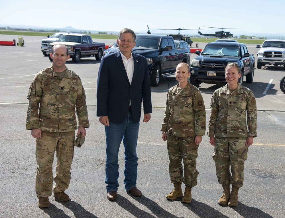 U.S. Senator Steve Daines visits Malmstrom