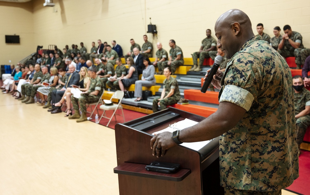 Headquarters &amp; Service Battalion Change of Command Ceremony