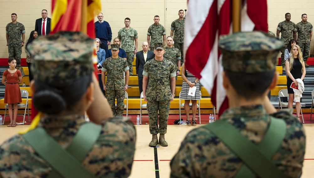 Headquarters &amp; Service Battalion Change of Command Ceremony