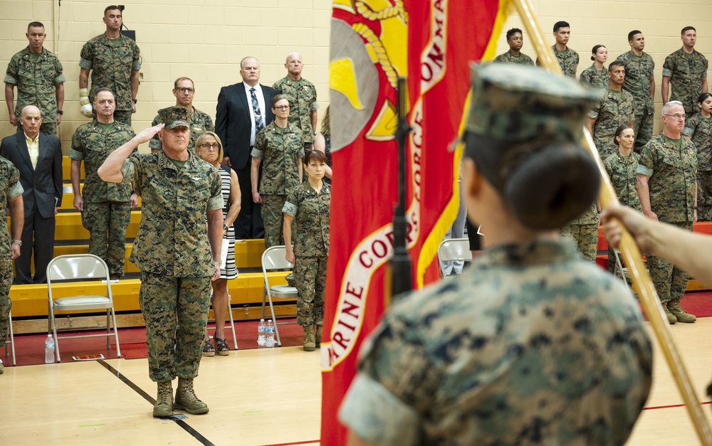 Headquarters &amp; Service Battalion Change of Command Ceremony