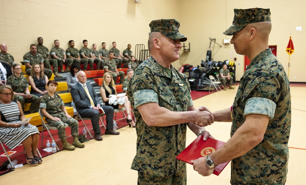 Headquarters &amp; Service Battalion Change of Command Ceremony