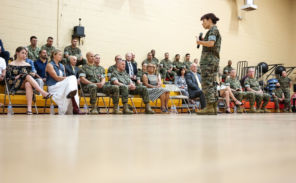 Headquarters &amp; Service Battalion Change of Command Ceremony