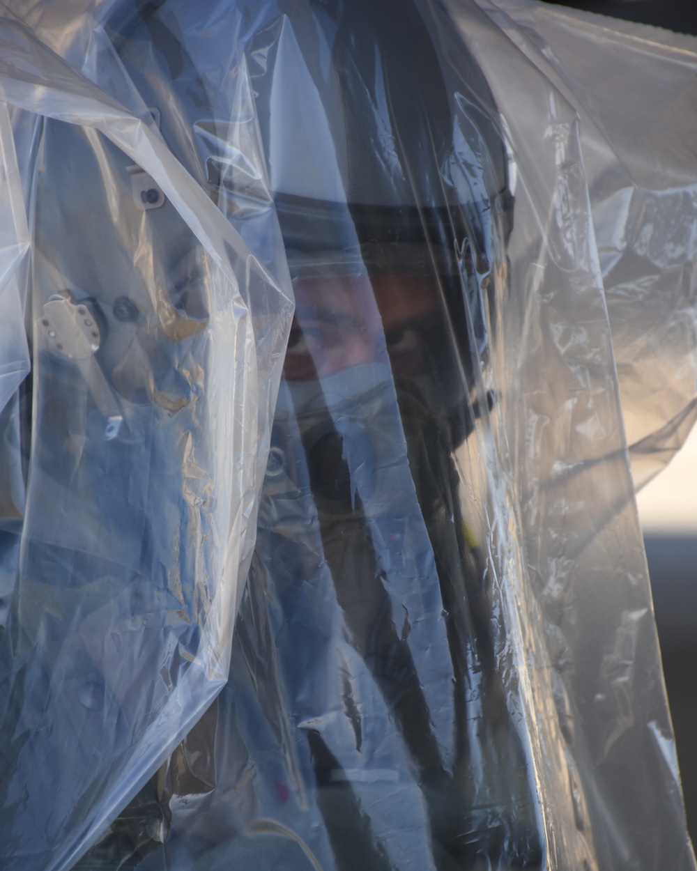 Pilot engages in AERPS training to simulate takeoff from contaminated environment