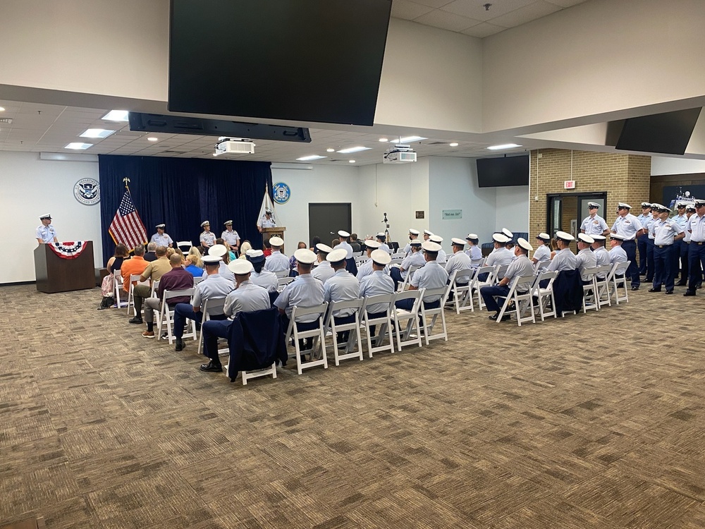 Coast Guard Station Portsmouth holds change of command ceremony 