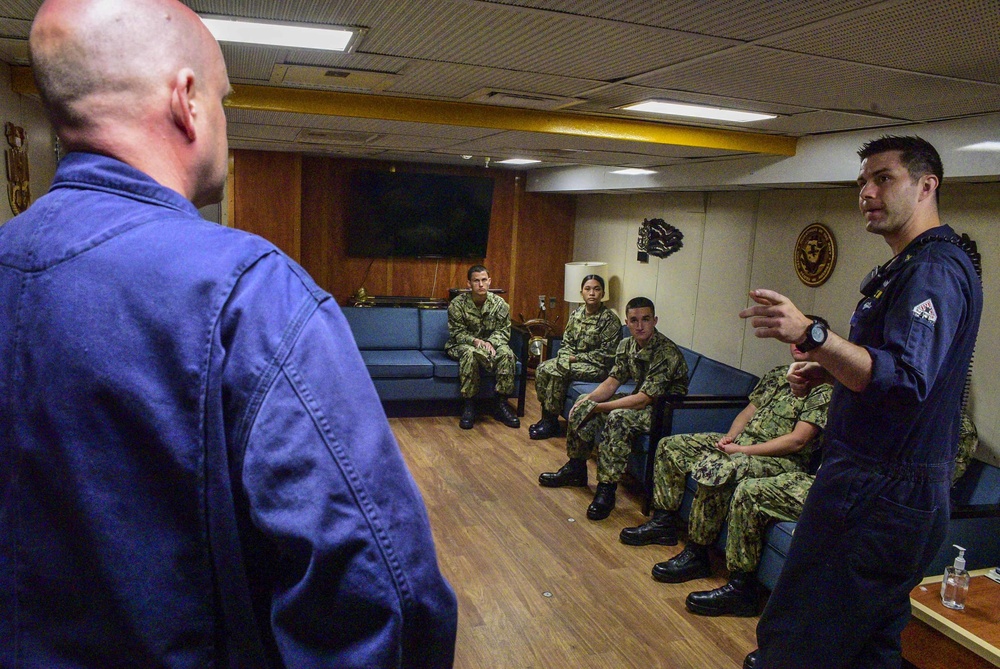 USS John P. Murtha (LPD 26) Midshipmen Tours