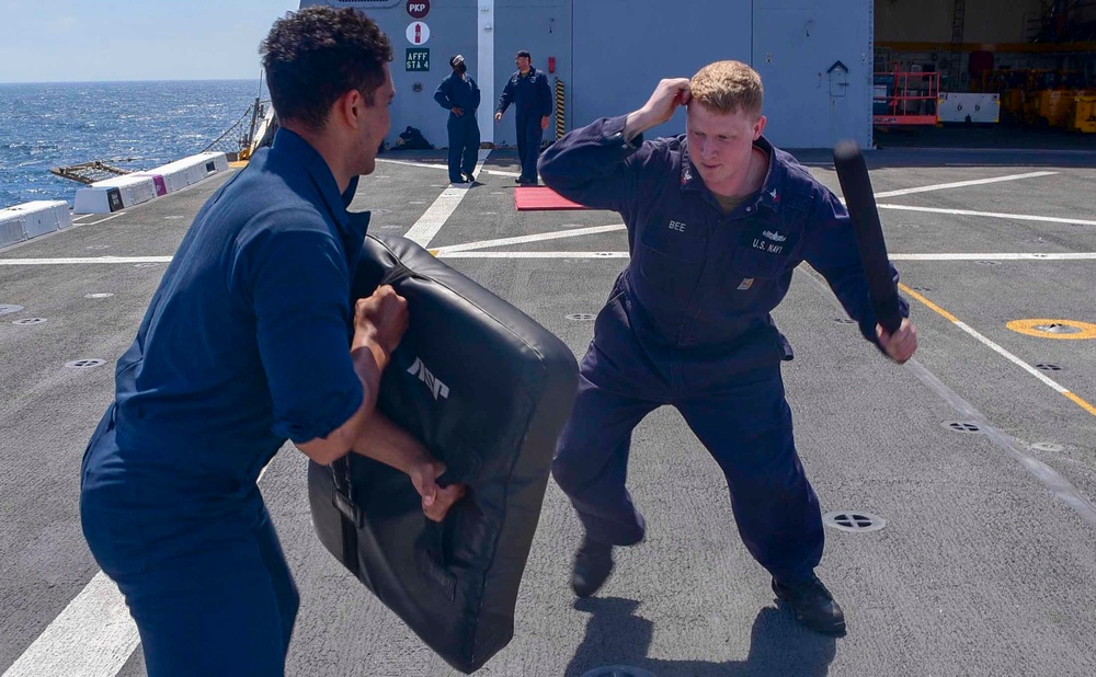 USS John P. Murtha (LPD 26) Non-Lethal Weapons Training